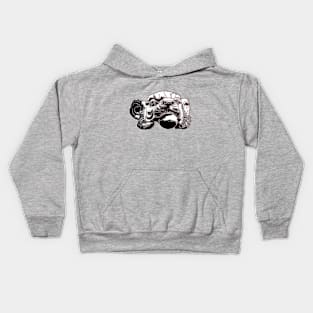 Wild Head Angry Monkey قرد Affe बंदर 원숭이 猴 Guenon Kids Hoodie